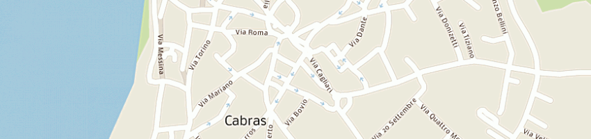Mappa della impresa rent video di pinna gionata a CABRAS