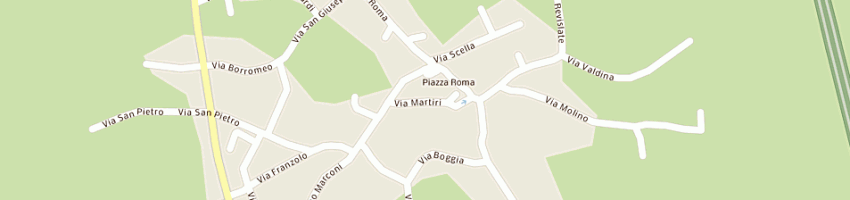 Mappa della impresa trattoria olimpia a VERUNO