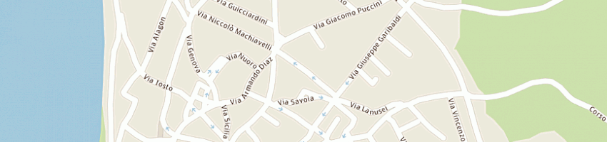 Mappa della impresa secci aldo a ORISTANO