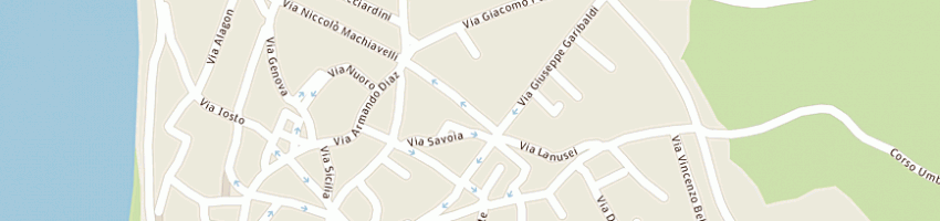 Mappa della impresa colla isabella a ORISTANO