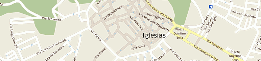 Mappa della impresa ufficio catechistico diocesano a IGLESIAS