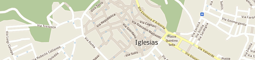 Mappa della impresa assicurazioni polaris di atzori gabriella a IGLESIAS