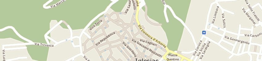 Mappa della impresa poste italiane a IGLESIAS