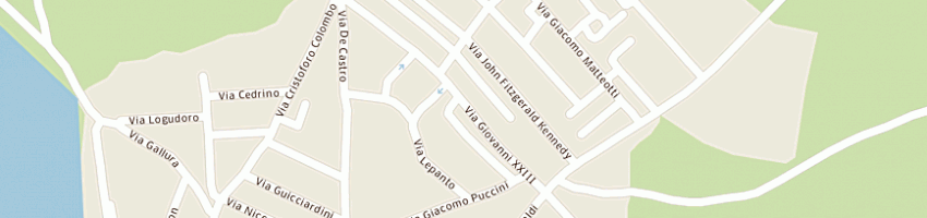 Mappa della impresa carta claudio a CABRAS
