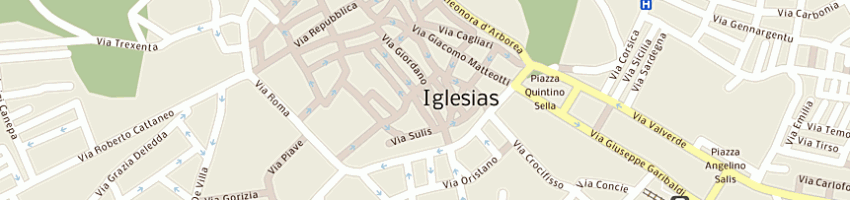Mappa della impresa dueffe rappresentanze di fais francesco a IGLESIAS