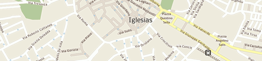 Mappa della impresa serra laura a IGLESIAS