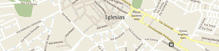 Mappa della impresa stella d'oriente srl a IGLESIAS