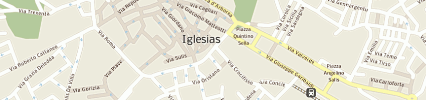 Mappa della impresa zara maurizio a IGLESIAS
