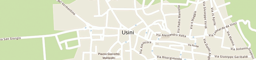 Mappa della impresa nurchis giovanni a USINI