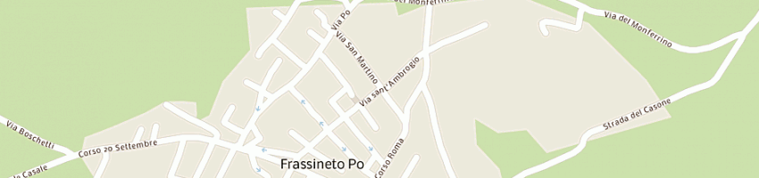 Mappa della impresa bragato gian pietro a FRASSINETO PO