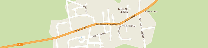 Mappa della impresa scuola elementare a CASALINO