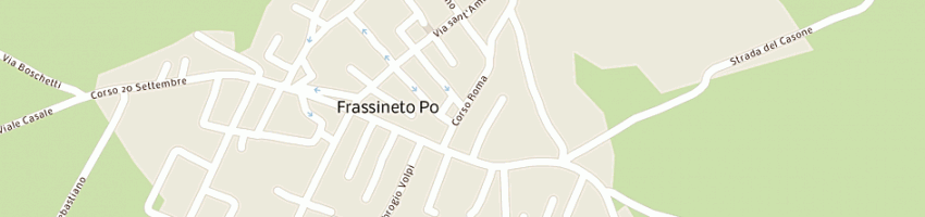Mappa della impresa mantoan daniele a FRASSINETO PO
