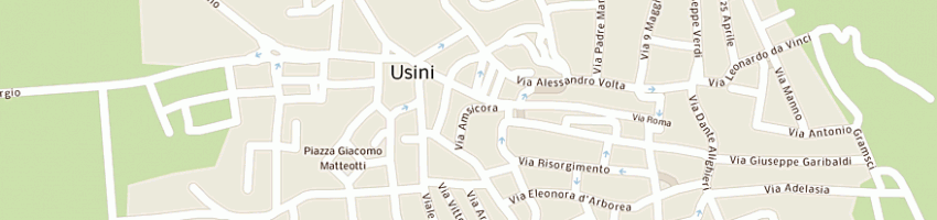 Mappa della impresa panificio derosas tania a USINI