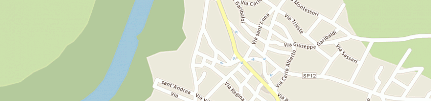 Mappa della impresa pianti giuseppe a RIOLA SARDO