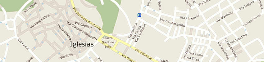 Mappa della impresa floris fabiola a IGLESIAS