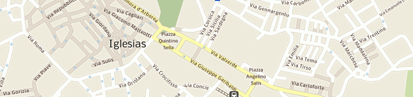 Mappa della impresa gio casa di arca sandro e c snc a IGLESIAS