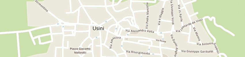 Mappa della impresa manca sebastiana a USINI