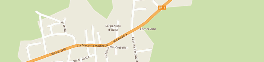 Mappa della impresa saggia roberto e bossoni antonio snc a CASALINO