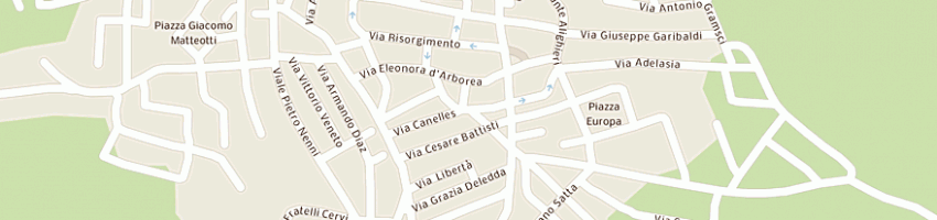 Mappa della impresa sini giuseppe a USINI