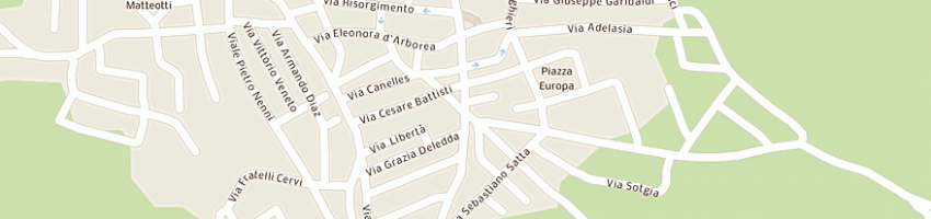 Mappa della impresa sarda funeraria pinna srl a USINI