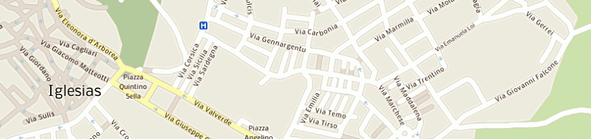 Mappa della impresa sicurind di medda luisella e c sas a IGLESIAS