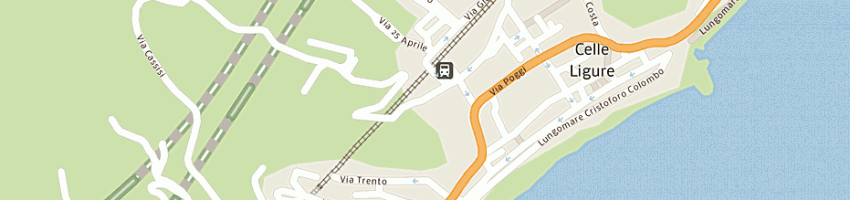 Mappa della impresa azienda sanitaria locale n2 -savonese- a CELLE LIGURE