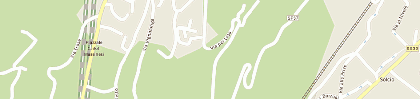 Mappa della impresa iside srl a MASSINO VISCONTI