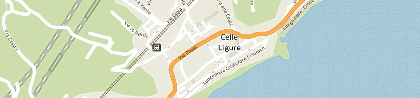 Mappa della impresa bar grand'italia a CELLE LIGURE