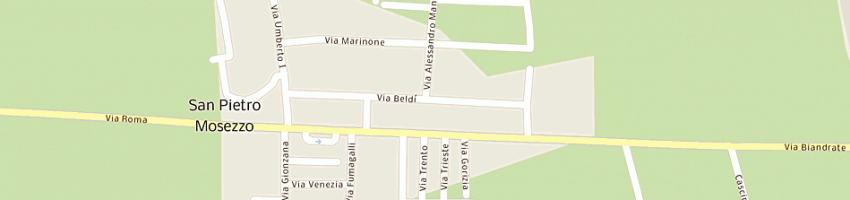 Mappa della impresa scavone gabriele a SAN PIETRO MOSEZZO