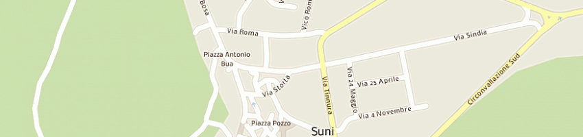 Mappa della impresa evergreen di cadoni mauro e piras rossano a SUNI