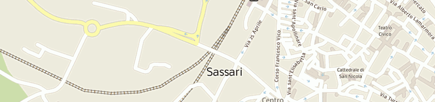 Mappa della impresa pasticceria sechi alessandro a SASSARI