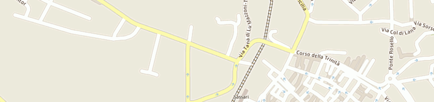 Mappa della impresa casula aldo a SASSARI