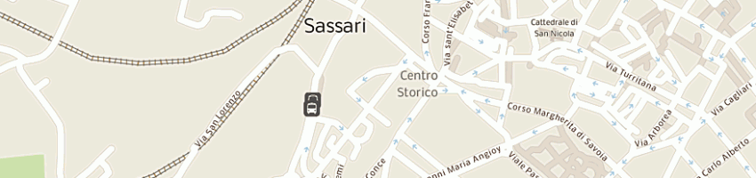 Mappa della impresa sanna francesco a SASSARI