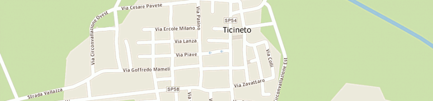 Mappa della impresa bergia franco a TICINETO