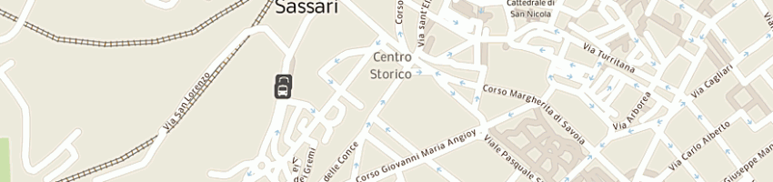 Mappa della impresa romolo de pau di ugo e guido de pau snc a SASSARI