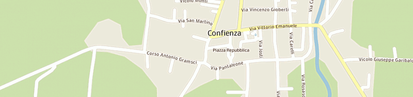 Mappa della impresa zamborlin gabriele a CONFIENZA