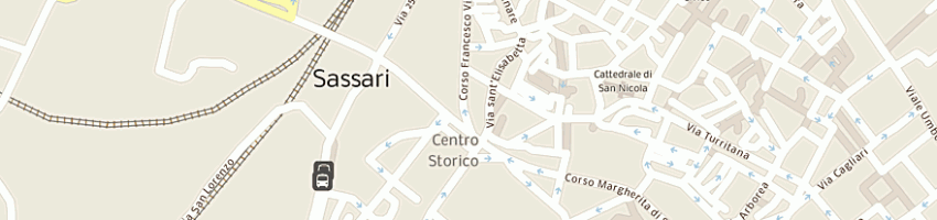 Mappa della impresa oliwood sardegna di denurchis giuseppe gavino e c sas a SASSARI