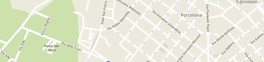 Mappa della impresa studio dentistico associato dr mario lai e dottssa putzu ines mirte a SASSARI