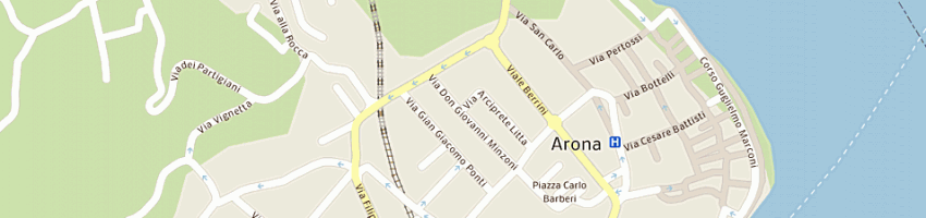Mappa della impresa casa della gioventu' a ARONA