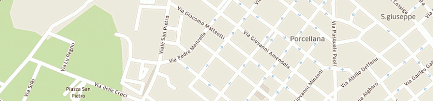 Mappa della impresa scuola primaria padre manzella a SASSARI