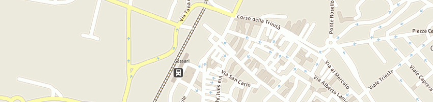 Mappa della impresa associazione banca del tempo c-o comune a SASSARI