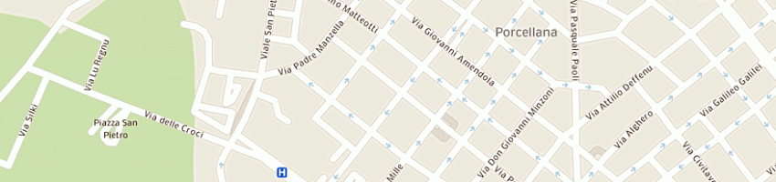 Mappa della impresa deliperi angelo a SASSARI