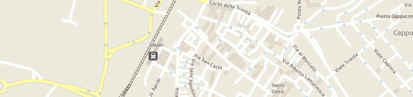 Mappa della impresa trattoria da peppina di pinna giovanni battista a SASSARI