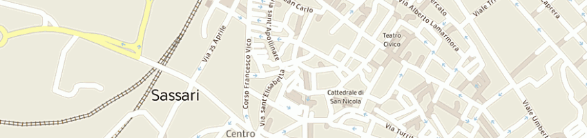 Mappa della impresa piras alessandro a SASSARI