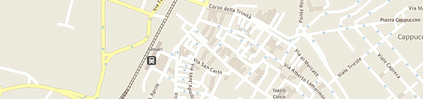 Mappa della impresa fiore andrea a SASSARI