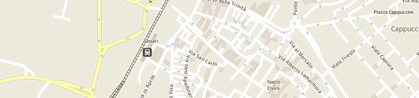 Mappa della impresa hu cuihong a SASSARI