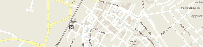 Mappa della impresa pizzeria antico corso di santoru antonia e sanna mario snc a SASSARI