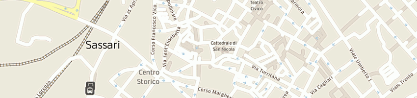 Mappa della impresa arciconfraternita di sgiacomo a SASSARI