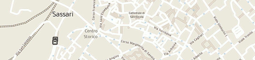 Mappa della impresa faggi giuseppe a SASSARI