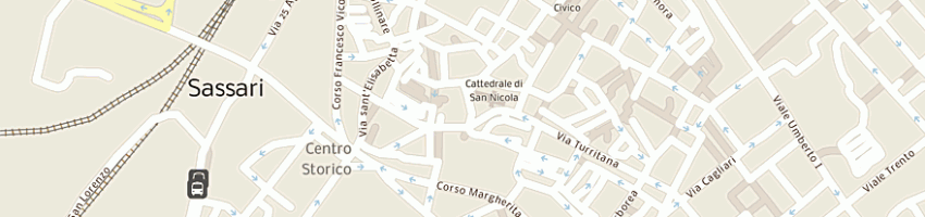 Mappa della impresa progetto turismo scrl a SASSARI